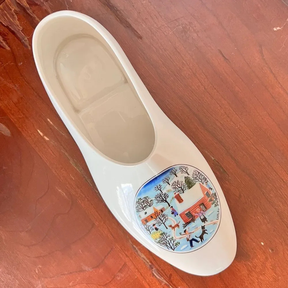 Villeroy and‎ Boch Naif Christmas Porcelain Shoe